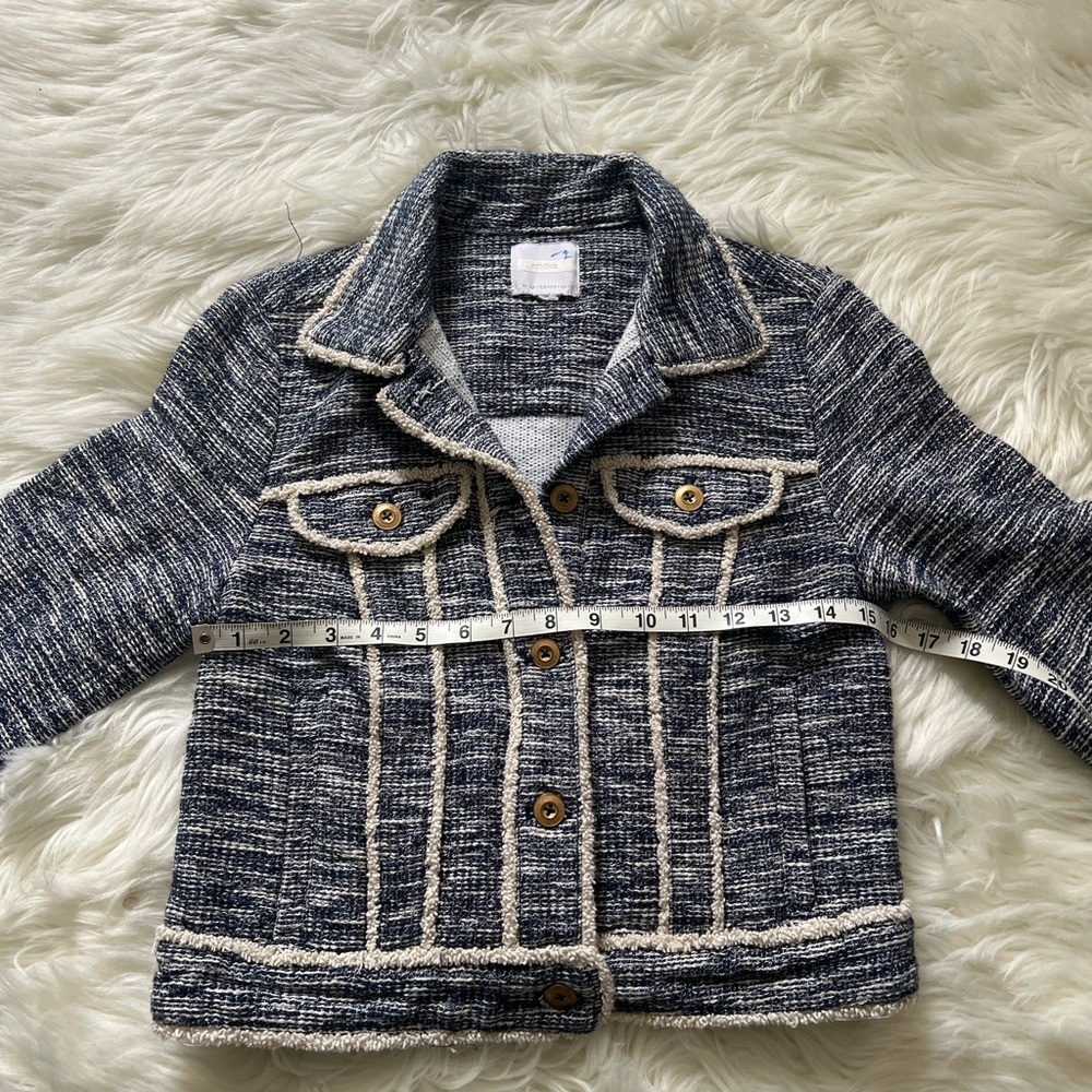 Anthropologie Ett Twa woven trucker jacket - Picture 4 of 10